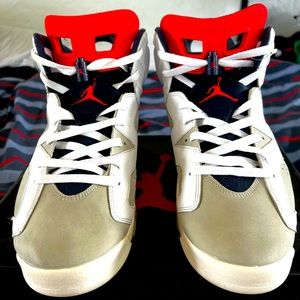 Retro Jordan 6’s Sz13 white/Gray